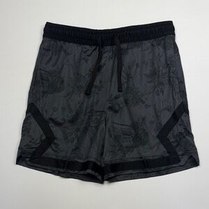 Jordan Black Patterned Athletic Shorts